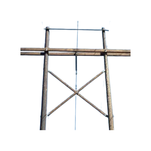 6695-T2-5_12.png X-Brace (Refuerzo en X) de Madera Tratada Douglas Fir — 4 3/4" x 3 3/4" x 5 1/2 ft | Serie 6695 Tipo 2 | Preservante DCOI - Imagen 1