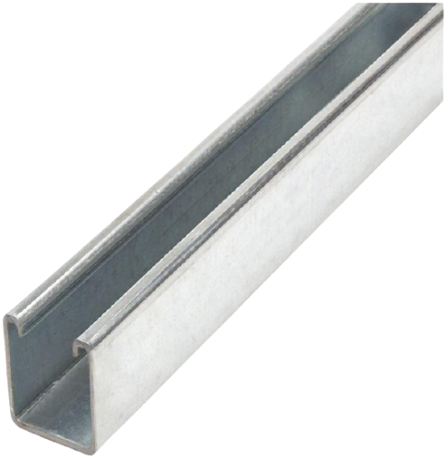 A12.png CANAL STRUT ALTO LISO ACERO 1-5/8"X1-5/8"X10FT e:2.6mm EG - Imagen 1