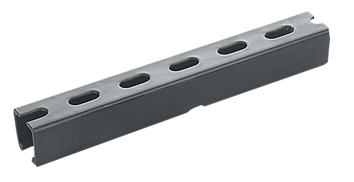 A12PP.png CANAL STRUT ALTO RANURADO ACERO 1-5/8"X1-5/8"X10FT e:2.6mm PVC COATED - Imagen 1
