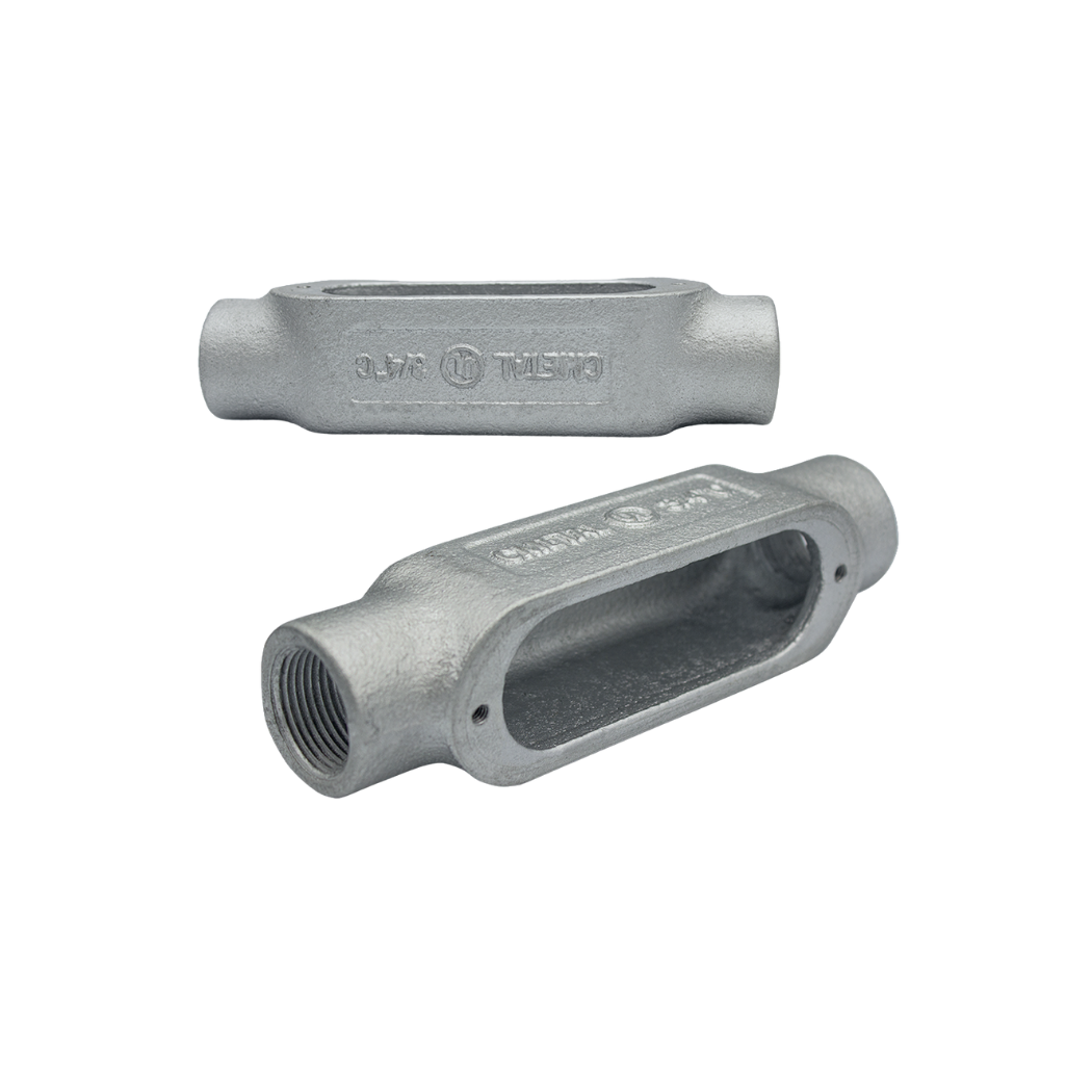 CM75HDG.png Caja Condulet Form 5 Tipo C 3/4” Hierro Galvanizado en Caliente (HDG) Certificada UL - Imagen 1