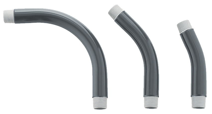 RSCE9040P.png CURVA CONDUIT RGS 1-1/2"X90° PVC COATED, UL - Imagen 1
